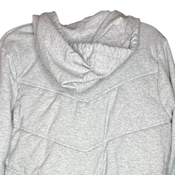 Old Navy Women’s Light Gray Full Zip-Up Hoodie Fleece Sweatshirt SZ XL - Picture 8 of 8